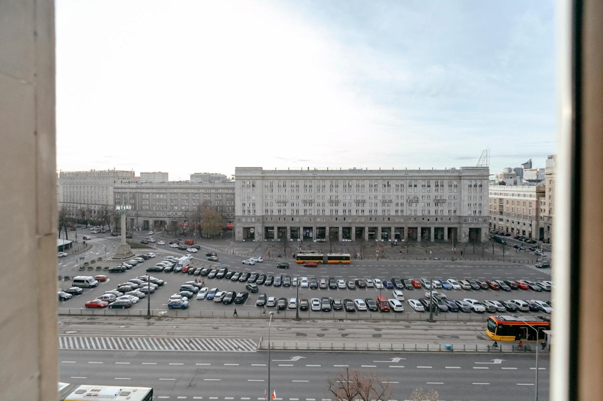 Plac Konstytucji 6 Orange - Apartament Dla 4 Osob - Bezplatny Parking - Free Parking - Piekny Widok Na Panorame Warszawy Varšava Exteriér fotografie